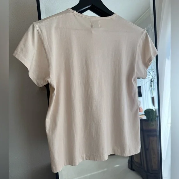 Esby Jane Cotton Tee Sand Off White XS  NWT - Picture 2 of 7
